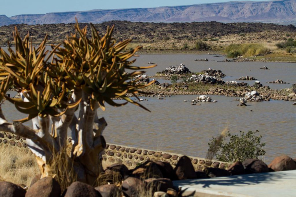 Stausee des Naute-Damms in Namibia
