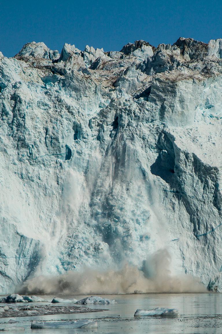 Abbruch am Eqi-Gletscher