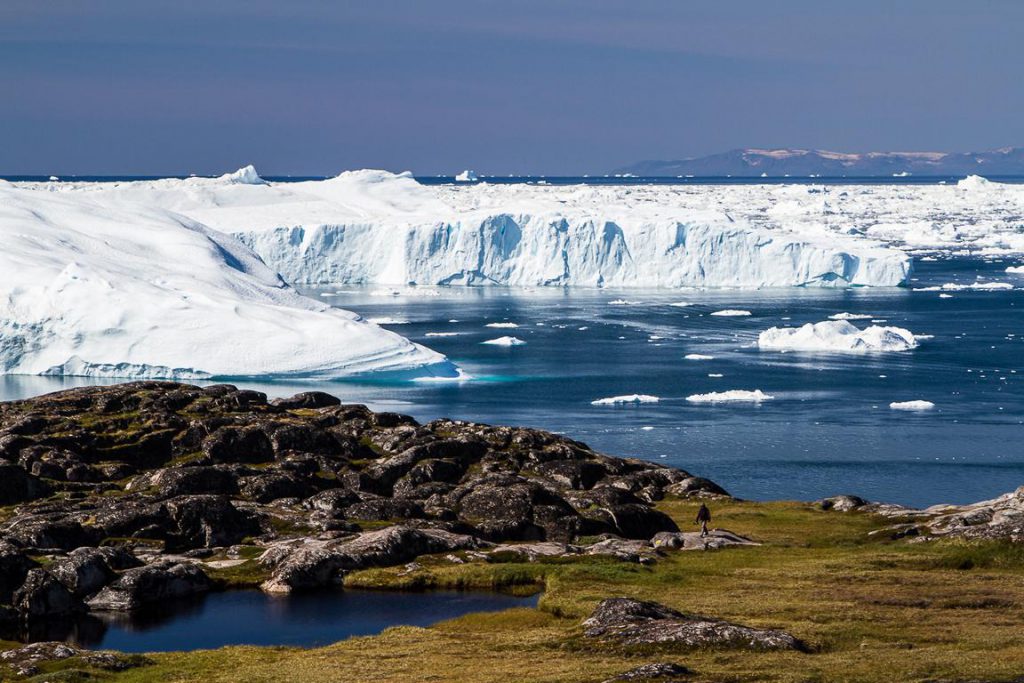 Eisberge an der Küste Gönlands