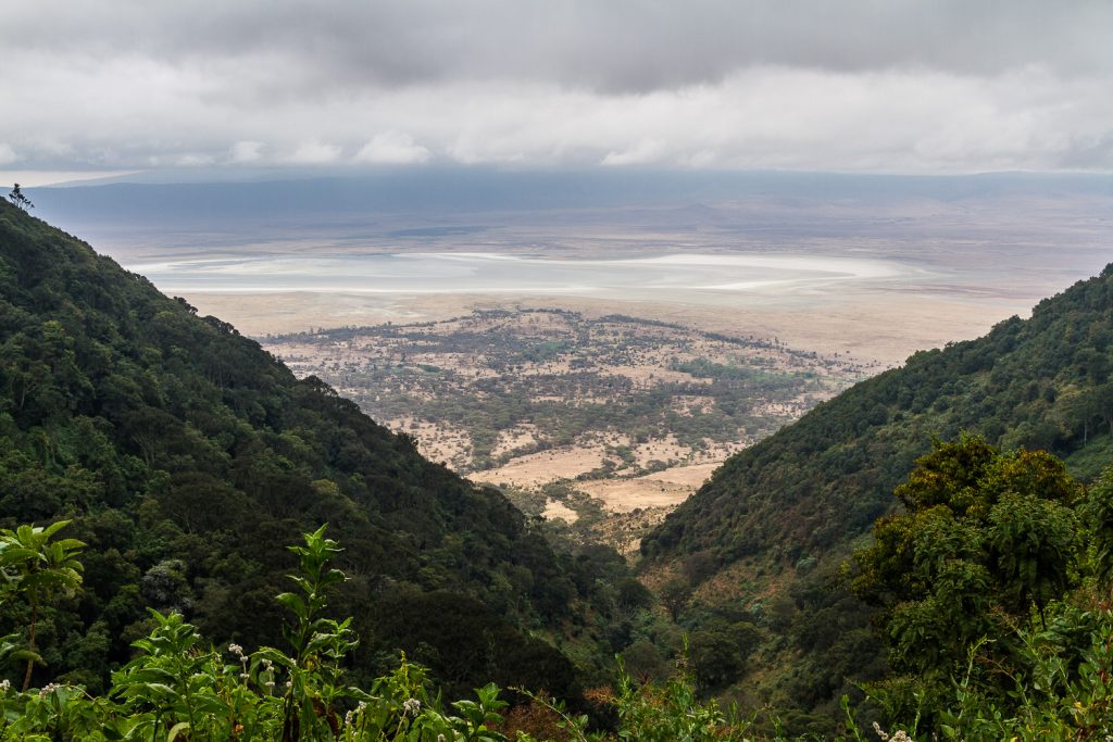 Ngorongoro-Krater vom Kraterrand