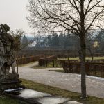 Blick auf akkurates Wegenetz