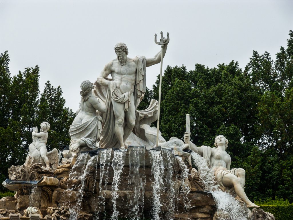 Neptunbrunnen mit Neptun
