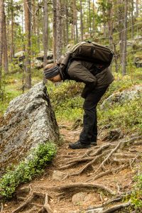 Ich auf dem Wanderweg