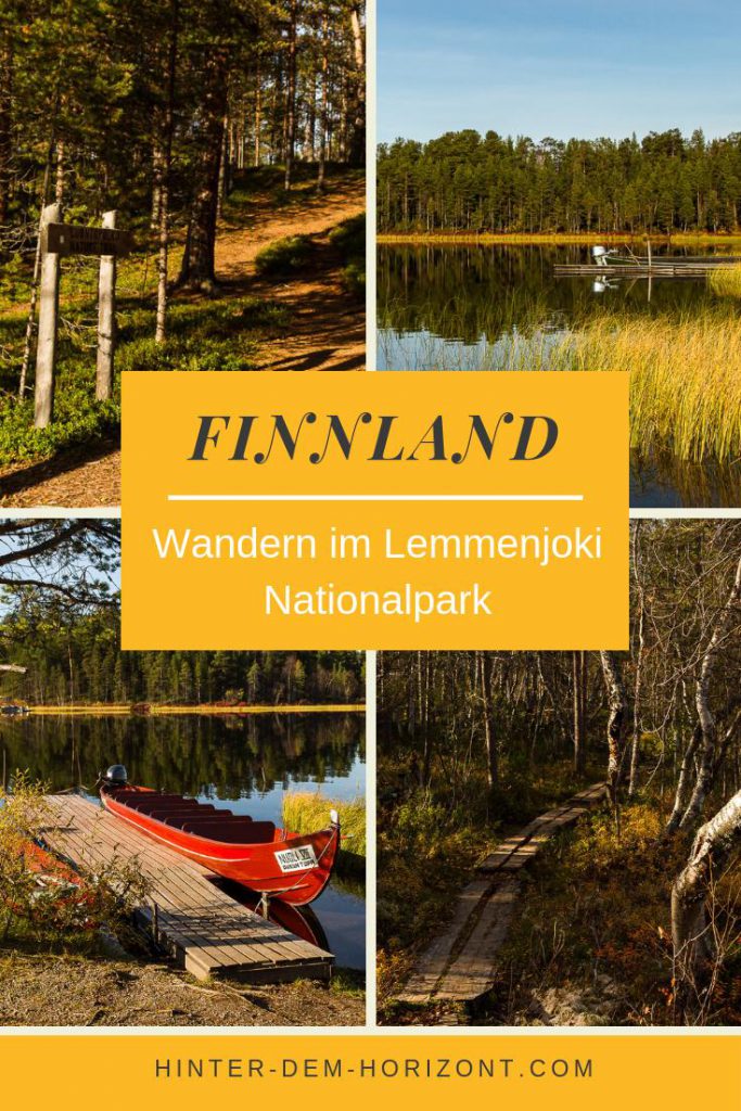 Pinterest Pin Finnland Lemmenjoki