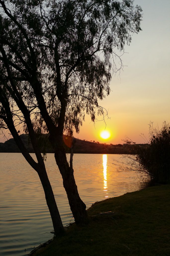Sonnenuntergang bei Penduka