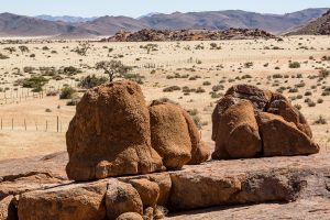unwirklich geformte Felsen
