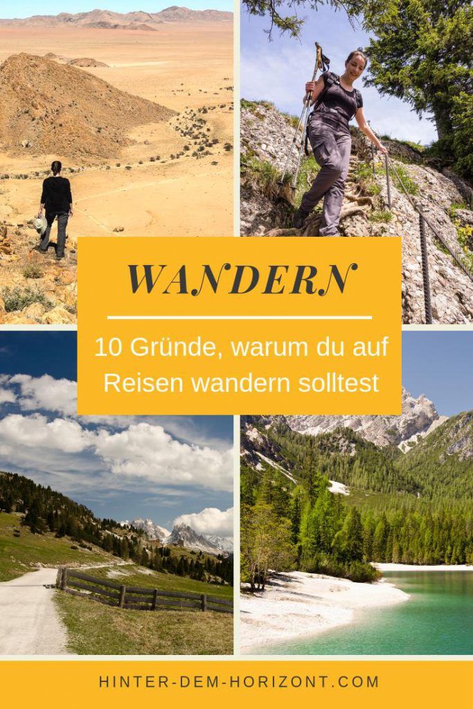 Eine schöne Ergänzung zu einer Rundreise oder Roadtrip: auf Reisen wandern. Egal welche Jahreszeit, in der Gruppe wandern oder wandern weltweit: hier findest du 10 Gründe für das Wandern auf Reisen.