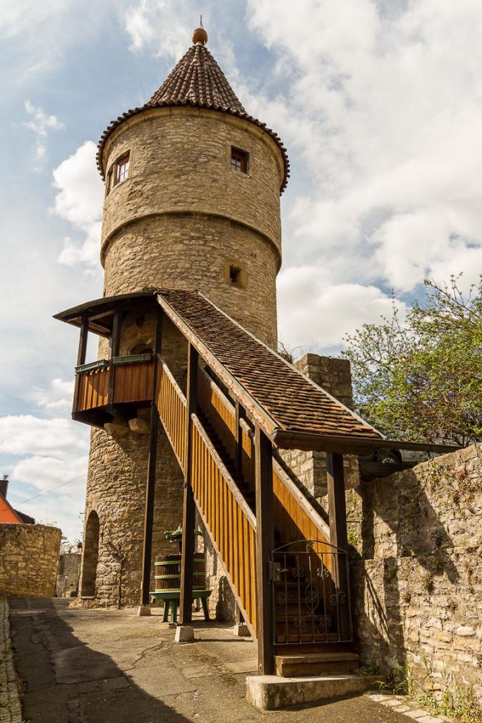 Joachimsturm Frickenhausen, malerische Orte im Maindreieck