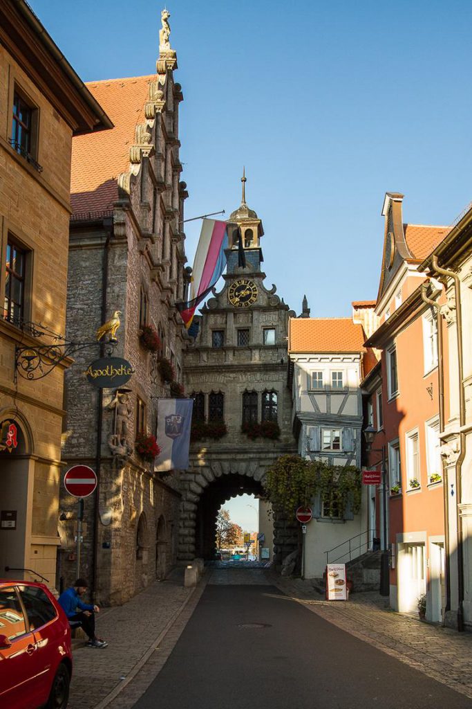 Main Tor von Innen, malerische Orte im Maindreieck