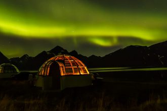 Glasiglu in Lappland