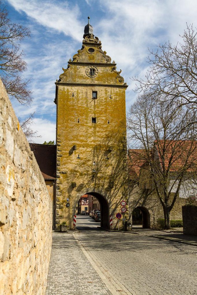 Unteres Tor Frickenhausen am Main, malerische Orte im Maindreieck