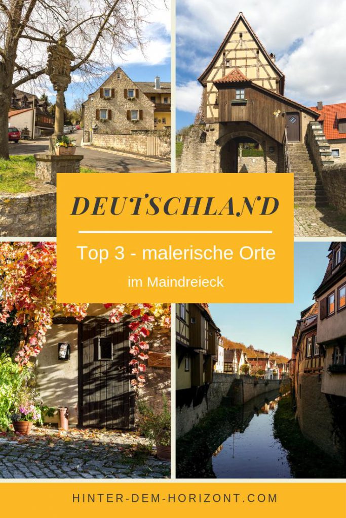 Top 3 der malerischen Orte im Maindreieck, Ausflugsziele Franken, Urlaub am Main, schöne Orte in Deutschland #Fachwerkliebe #Franken #Mainfranken