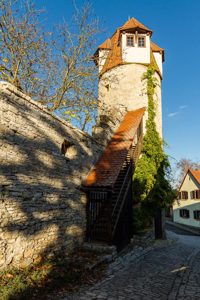 Höhnleinsturm Sulzfeld, malerische Orte in Maindreieck